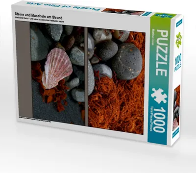 Produktbild von Calvendo Steine und Muscheln am Strand 1000 Teile Puzzle hoch 480x640mm, Cross Martina; 7294760