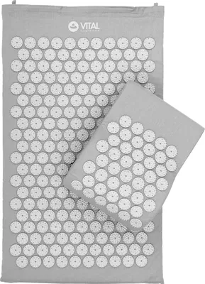 Produktbild von Vital Akupressurmatte & Kissen Set steingrau