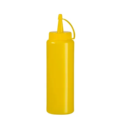 Produktbild von HENDI Spenderflasche für Sossen 70cl Gelb          gerade 70x240 mm