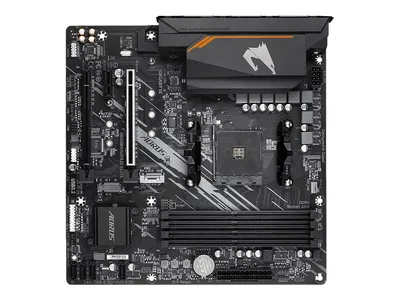Obrázek produktu pro Gigabyte B550M AORUS ELITE - 1.0 - Základní deska - micro ATX - Socket AM4 - AMD B550 Chipsatz - USB 3.2 Gen 1 - Gigabit LAN - Grafika desky (CPU erforderlich)