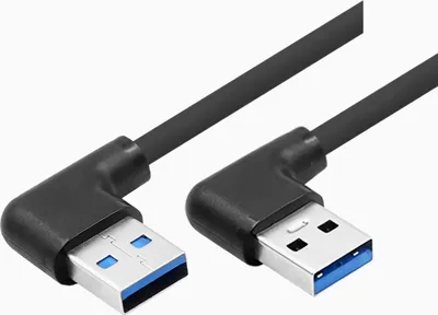 Produktbild von J46 USB 3.0 Adapterkabel – USB-A Stecker auf USB-A Stecker, Daten- & Verbindungskabel, 50 cm, SuperSpeed