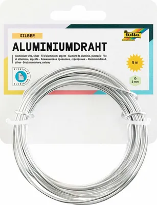 Obrázok produktu pre Folia 79660 Basteldraht Alu - silber, 2 mm x 5 m