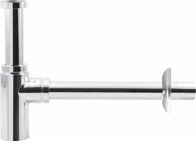 Zdjęcie produktu dla Aqualine Siphons - Syfon umywalkowy 1 1/4, 32 mm, okrągły, chrom CV1003