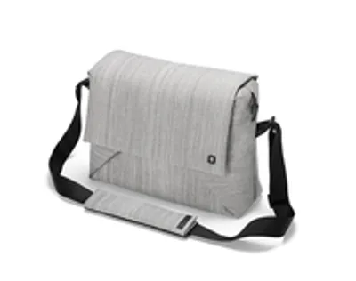 Image de Sacoche Dicota Code (Messenger) pour ordinateur portable 33 cm (13 pouces) - Gris - Polyester, cuir