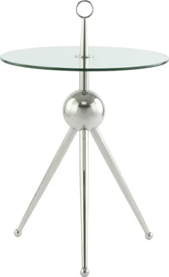 Immagine prodotto di Tavolino Janifer 300 argento / trasparente