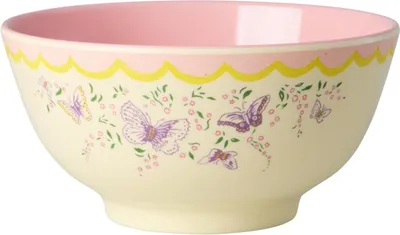 Immagine prodotto di Ciotola in melamina Rice - Motivo "Spiega le ali" Crema 700 ml