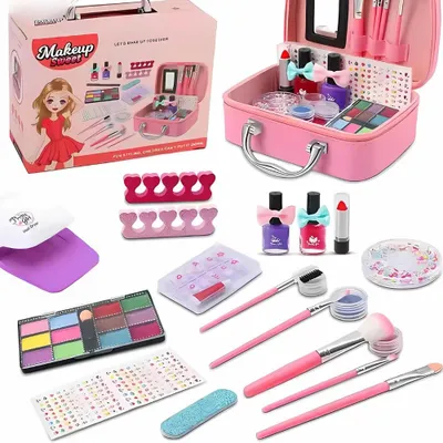 Obrázok produktu pre Make-up sada nechtov lampa darček pre deti dievčatá 10 rokov