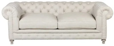 Obrázek produktu pro Čalouněná pohovka Chesterfield, béžová, sada pro 3 osoby
