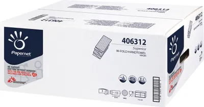 Immagine prodotto di Asciugamano di carta Papernet 40631 piegato a W 20x115 fogli