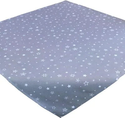 Obrázek produktu pro Heimtexland ® stolní dekorace série vánoční hvězdy vánoční dekorace dekorace polštáře ubrus typ366 ubrus 85x85 cm tmavě šedý