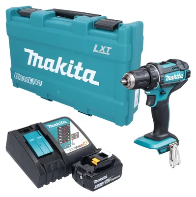 Image de Perceuse-visseuse sans fil Makita DDF 482 RT1K 18 V 62 Nm + 1 batterie 5,0 Ah + chargeur + mallette
