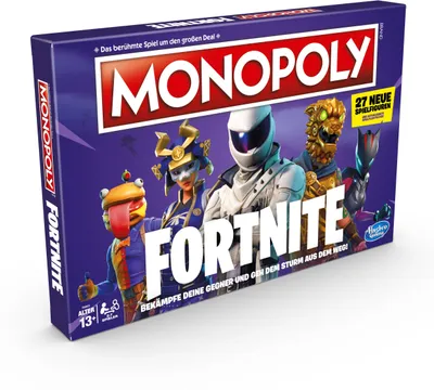 Produktbild von HASD1008 - Monopoly: Fortnite, Brettspiel, für 2-7 Spieler, ab 13 Jahren (DE-Ausgabe)