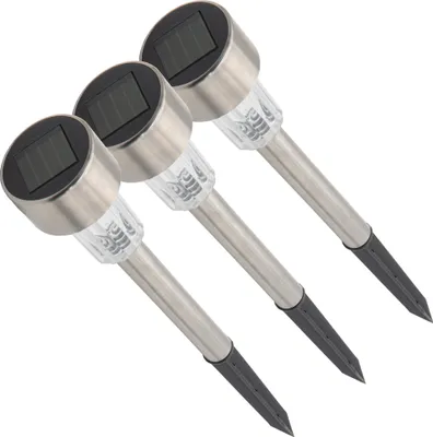 Produktbild von 3x Solarlampe Gartenlampe Solarleuchte Gartenleuchte Bodenleuchte Solar Licht LED