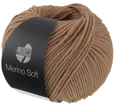 Produktbild von Lana Grossa - Merino Soft 0018 hellbraun