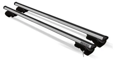Immagine prodotto di Menabo Dozer XXL | Portapacchi da tetto per Citroen - Nemo (dal 2008) - Alluminio - Lunghezza 150 cm - Capacità di carico 90 kg - Confezione da 2