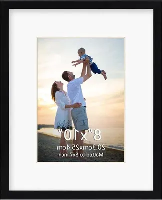 Productafbeelding van Zwarte Fotolijst 20x25 cm voor Muur en Tafel