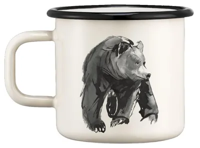 Produktbild von Muurla Tasse Bär Emaille (370 ml)