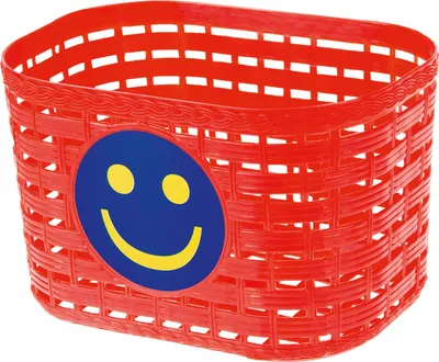 Produktbild von Kinderfahrradkorb aus Kunststoff rot