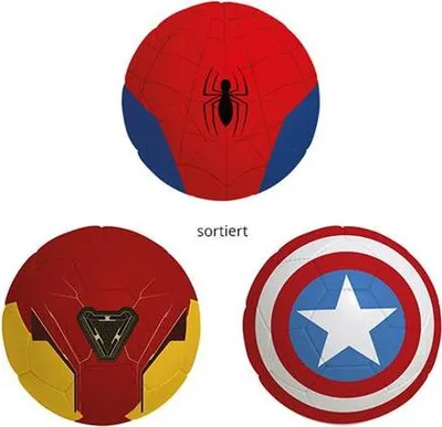 Produktbild von John Fußball Marvel Größe 5 300-330g sortiert
