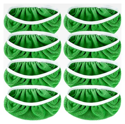 Produktbild von Mopp-Pad, 8 Stück, Ersatz-Mikrofaser-Moppkopf, saugfähige, wiederverwendbare Tücher, maschinenwaschbare Wischtücher für die Haushaltsreinigung