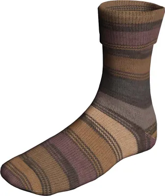 Produktbild von Lang Yarns - Super Soxx Merino Color 4-fach 0525 braun
