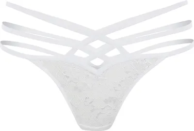 Produktbild von LASCANA String weiß Größe 32/34