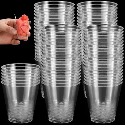 Immagine prodotto di Bicchieri in plastica da 2 oz - Set trasparente da 300 pezzi