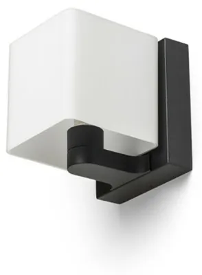 Obrázek produktu pro RED - DESIGN RENDL RENDL PHILLY nástěnné svítidlo, černé opálové sklo, 230 V, G9, 7 W, R14389