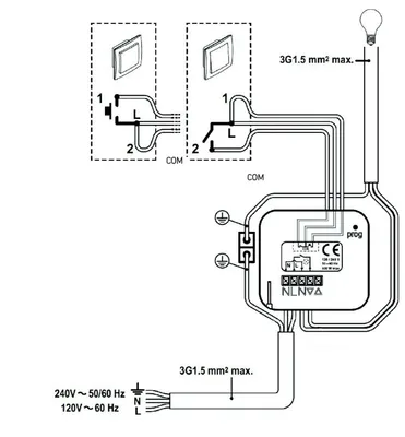 Produktbild von SOMFY UP-Empfänger RTS für Licht 1811251