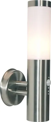Obrázek produktu pro Venkovní nástěnné svítidlo Nova II stříbrný detektor pohybu 388mm E27