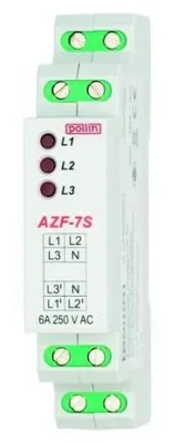 Produktbild von Automatischer Phasenschalter, Schaltzeit ca. 100 ms, Aktivierungsschwellen 190-260 V AC, Steuerung durch AZF-7S-Schütze
