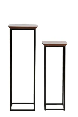 Produktbild von Light & Living - Säule QUENZA - Ø35x100cm - Braun - 2er-Set