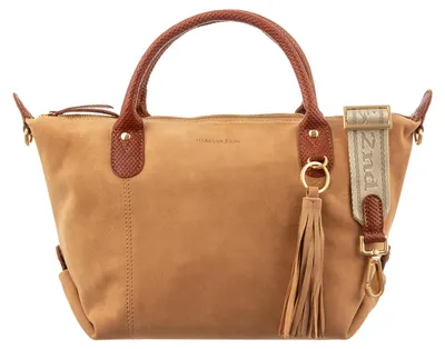 Produktbild von Harbour 2nd VM.15118 Totebag style vm Sofia M Leder Damen Tasche Shopper hazelnut