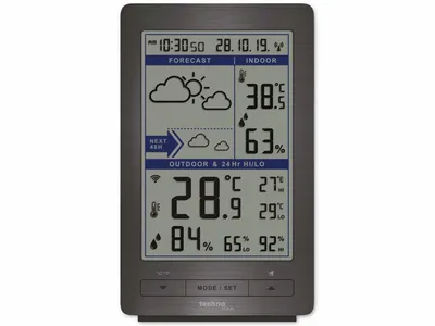 Produktbild von Technoline Wetterstation WS9485 inkl. Außensensor TX80TH grau