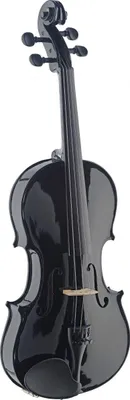 Produktbild von Stagg VN4/4-TBK Geigenset 4/4, vollmassive Violingarnitur, schwarz, im Formkoffer
