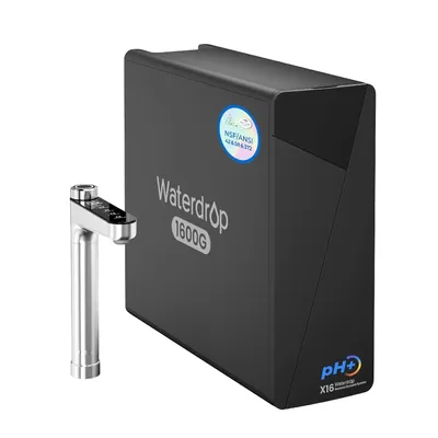 Image de Waterdrop X16 Système d'osmose inverse,  NSF/ANSI 58&372, Système de filtration d'eau sous évier 1600 GPD, Filtration en 11 étapes