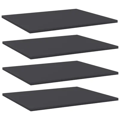 Produktbild von Bücherregal-Bretter 4 Stk. Grau 60x50x1,5 cm Holzwerkstoff
