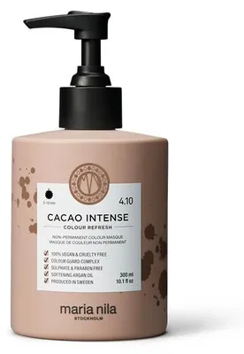 Imagen del producto de Maria Nila Colour Refresh 4.10 - Cacao Intenso, 300 ml