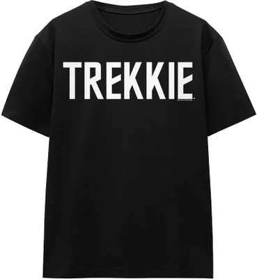 Produktbild von Star Trek - "Trekkie" T-Shirt für Herren/Damen Uni TV16810 (XXL) (Schwarz)