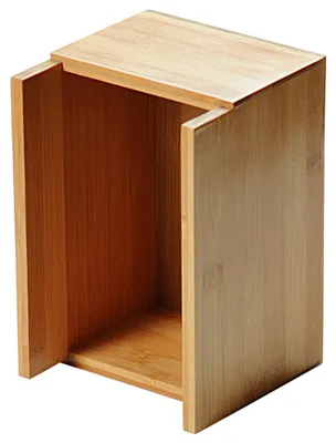 Produktbild von KESPER 70854 Serviettenspender-Besteckkasten ausem Bambus / Besteckhalter / Box