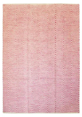Produktbild von Handgewebter Baumwollteppich Cocktail 500 in Rosa