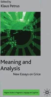 Produktbild von Meaning and Analysis
