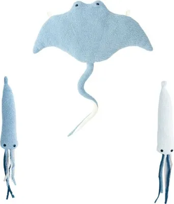 Immagine prodotto di Peluche Crochetts OCÉANO Blu 59 x 11 x 65 cm 8 x 5 x 59 cm 3 pezzi