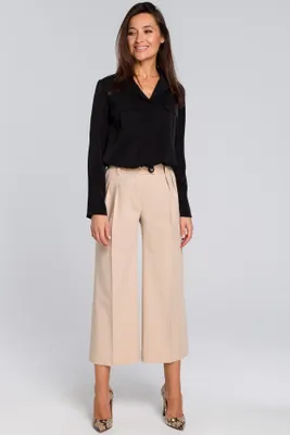 Produktbild von Stylove Elegante Hosen für Frauen Blanchessant S139 beige XXL