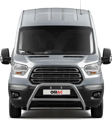 Produktbild von Frontbügel Frontschutzbügel für Ford Transit 2014-2025 mit ABE Stahl Silber