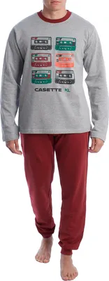 Produktbild von Kisses&Love Herren-Winter-Fleece-Pyjama KL30225