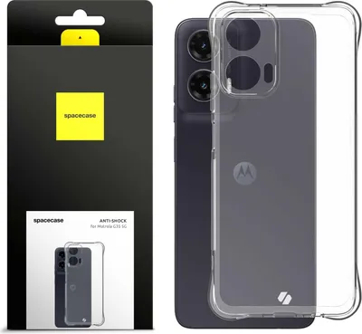 Obrázok produktu pre Silikónové puzdro SPACECASE Anti-shock pre Motorola G35 5G Transparent