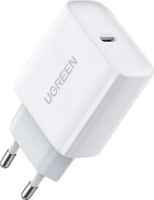 Produktbild von Ugreen USB-Netzladegerät Power Delivery 3.0 Quick Charge 4.0+ 20 W 3 A (weiß)
