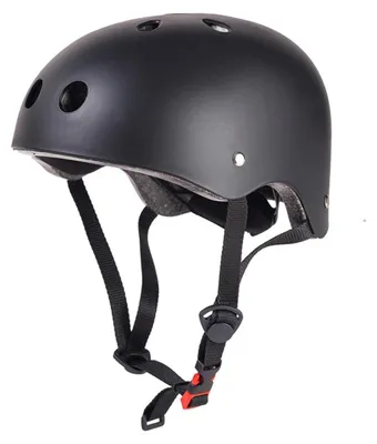 Immagine prodotto di Casco per bicicletta e skateboard per bambini, taglia M, adatto a bambini dai 3 ai 13 anni, colore nero