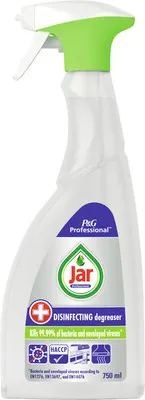 Obrázok produktu pre Prostředek čisticí Jar, kuchyňský, odmašťovač a dezinfekce omyvatelných povrchů, 750 ml